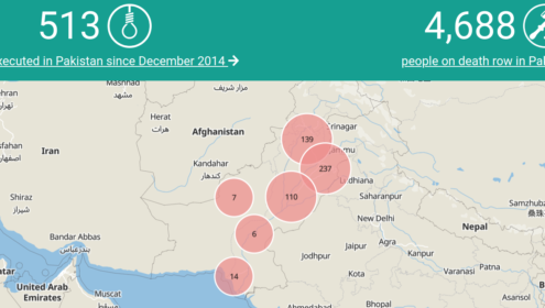 Justice Project Pakistan map