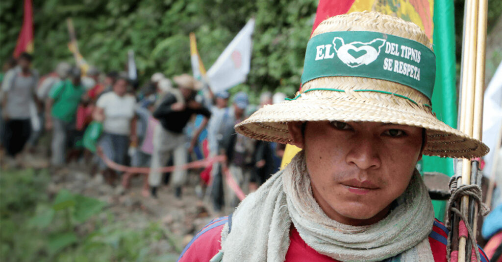Defensora ambiental en Boliva